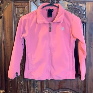 The North Face pink jacket, size S.